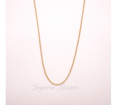 CADENA 70 CM. ORO 18 KTS CORDON SALOMONICO