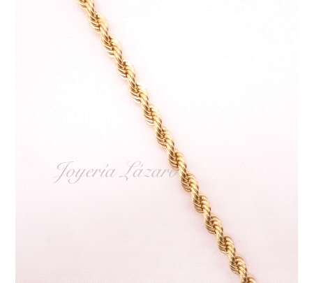 CADENA 70 CM. ORO 18 KTS CORDON SALOMONICO