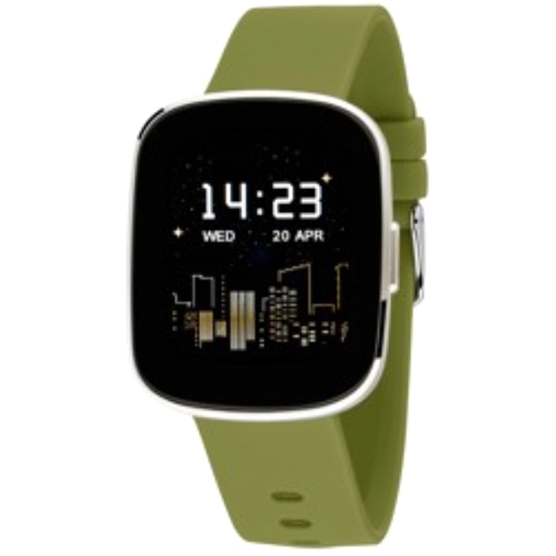 NOWLEY SMART WATCH/BAND SMILE VERDE OLIVA+CORREA NEGRA                                              