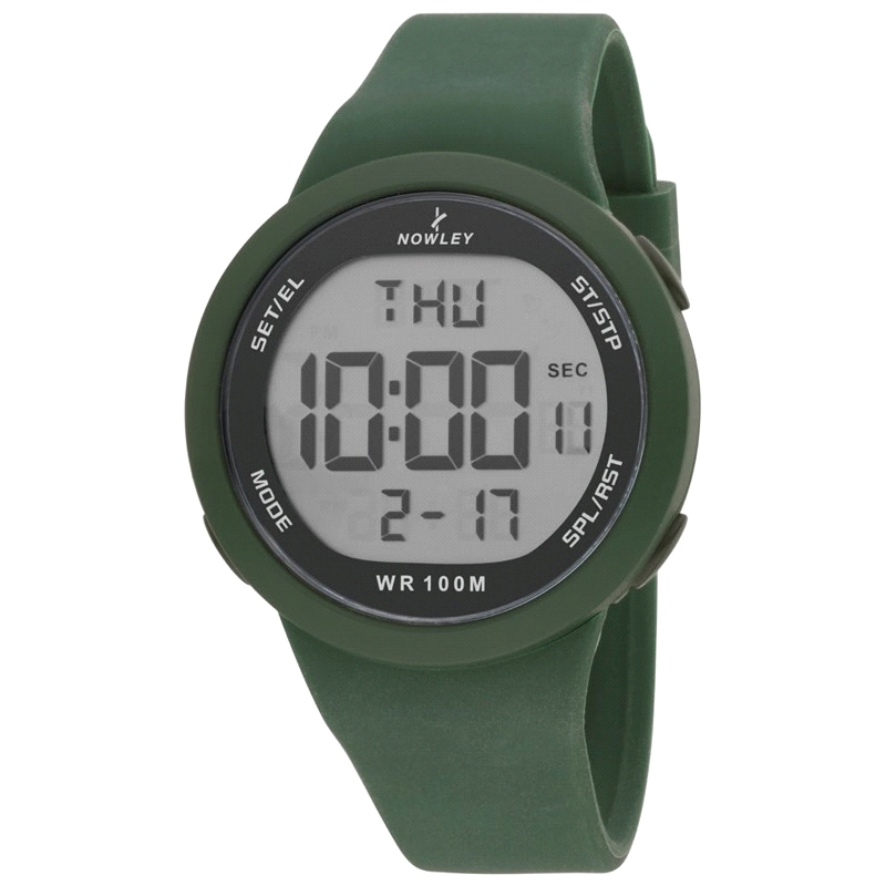 NOWLEY RELOJ DIGITAL RACONG VERDE MILITAR                                                           