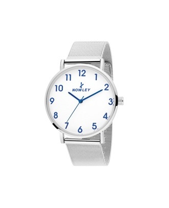 NOWLEY RELOJ HOT, CABALLERO ACERO ESFERA BLANCA                                                     