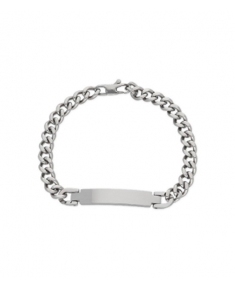 ACERO PULSERA LISKA BBD PLACA                                                                       