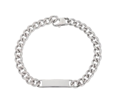 ACERO PULSERA LISKA BBD PLACA