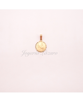 COLGANTE ORO 18 KTS HOROSCOPO  CAPRICORNIO 15mm                                                     