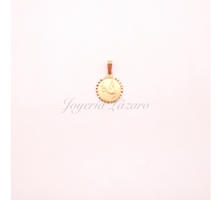 COLGANTE ORO 18 KTS HOROSCOPO  CAPRICORNIO 15mm