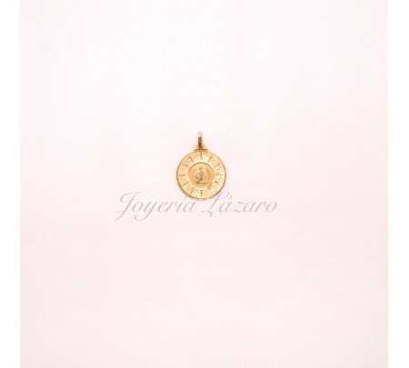 COLGANTE ORO 18 KTS HOROSCOPO  VIRGO 16MM