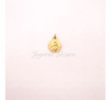 COLGANTE ORO 18 KTS HOROSCOPO  VIRGO 13MM