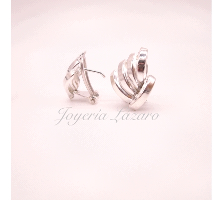 PEND. PLATA BANDAS LISAS OMEGA