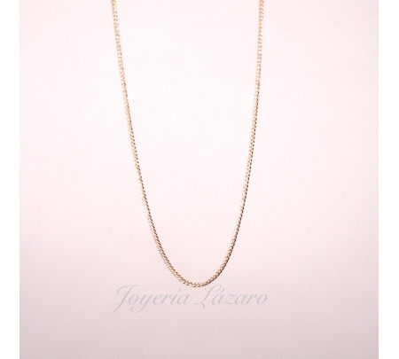 CADENA 60 CM. ORO 18 KTS 3X1 HUECA