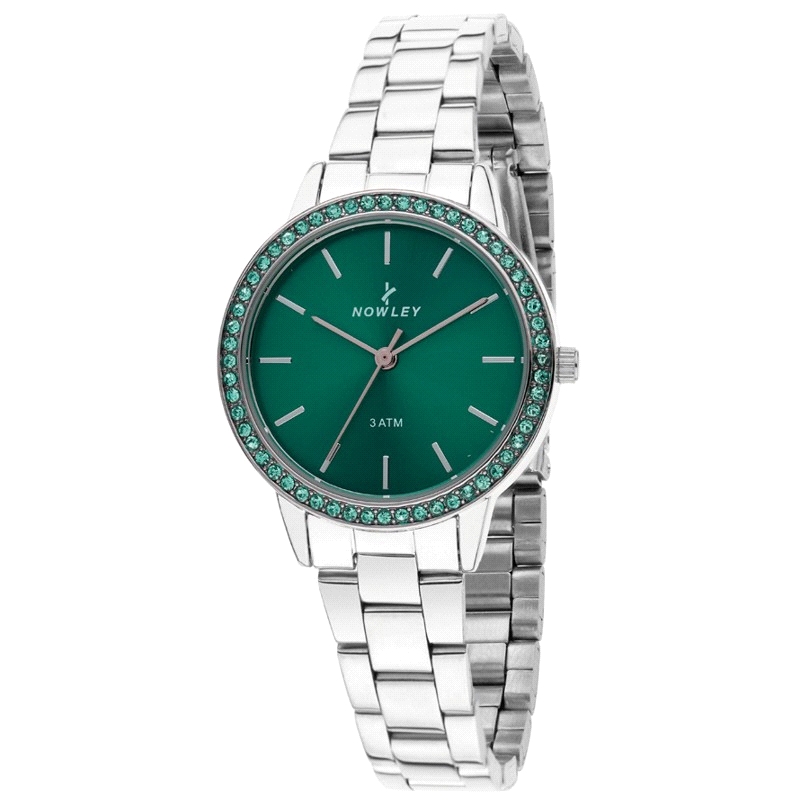 NOWLEY RELOJ CHIC ESFERA VERDE+CIRCONITAS                                                           