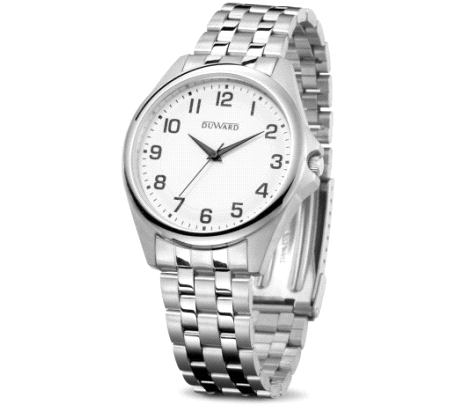 DUWARD RELOJ CABALLERO ELEGANCE NKECHA ACERO ESFERA BLANCA