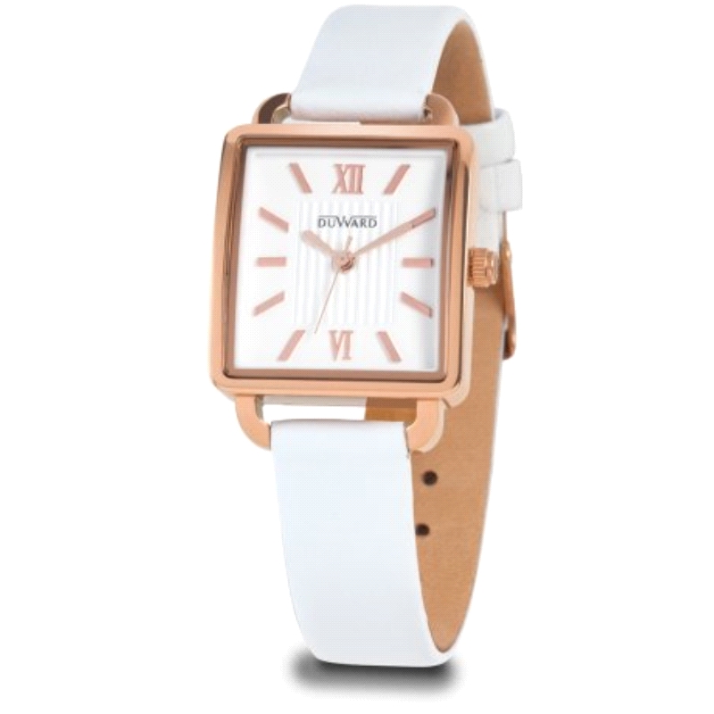 DUWARD RELOJ SRA.  LADY MOSALI CORREA PIEL BLANCO                                                   