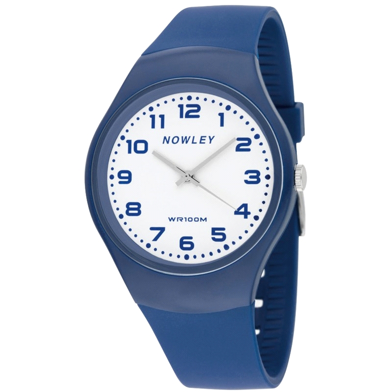 RELOJ NOWLEY  RACING ANALOGICO AZUL ESF. BLANCA                                                     