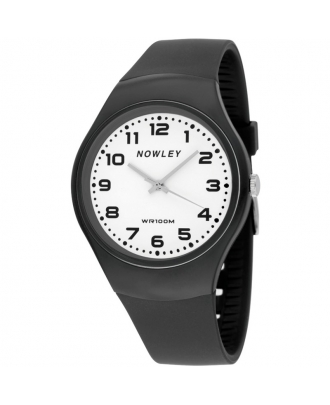 RELOJ NOWLEY RACING ANALOGICO NEGRO ESF. BLANCA                                                     