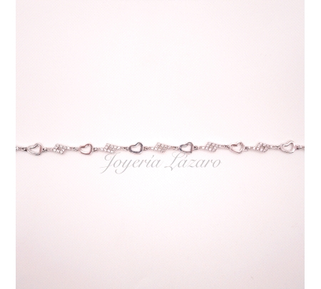 PULSERA 18KTS BL.