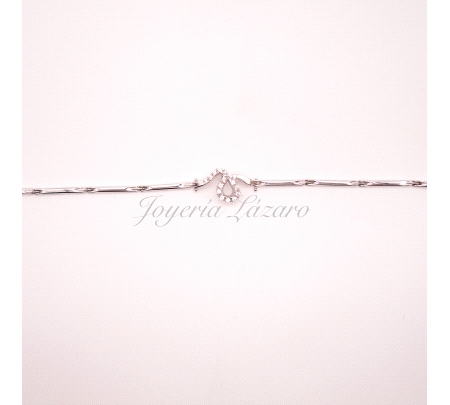 PULSERA 18KTS BL.