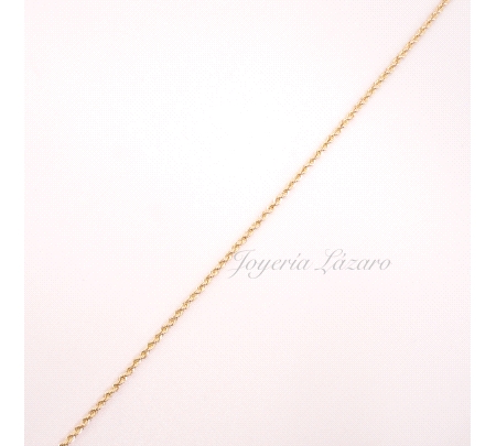 CADENA 60 CM. ORO 18 KTS CORDON SALOMONICO 1.5MM