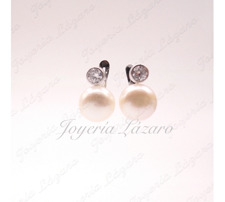 PEND. 18KT BL. TU Y YO PERLA NATURAL 9MM