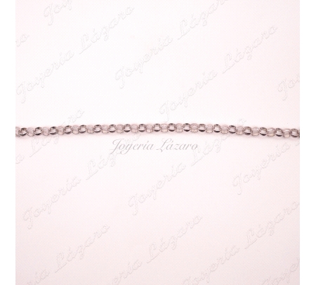 PULSERA PLATA ROLO 6MM+REASA MARINERA                                                               