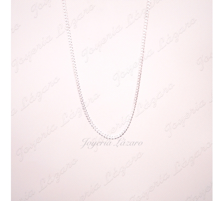 CADENA 60 CM. PLATA BARBADA FINA                                                                    