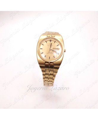 RELOJ ORO 18KTS OMEGA CONSTELARION AUTOMATIC CABALLERO
MAQUINARIA AUTOMATICA ORIGINAL OMEGA
CAJA 41X36MM
EMBLEMA EN CIERRE
F