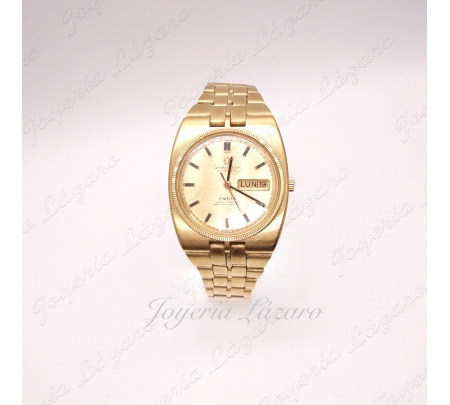 RELOJ ORO 18KTS OMEGA CONSTELLATION AUTOMATIC CABALLERO
MAQUINARIA AUTOMATICA ORIGINAL OMEGA
CAJA 41X36MM
EMBLEMA EN CIERRE