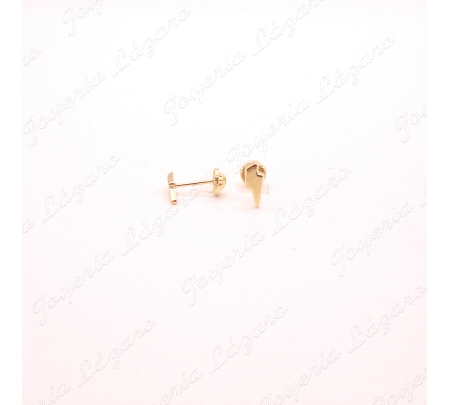 PEND. TORN. ORO 18 KTS RAYO LISO 8MM