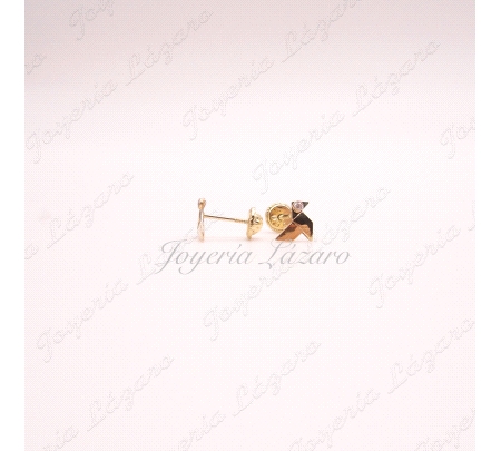 PEND. TORN. ORO 18 KTS PAJARITA PAPEL 6MM