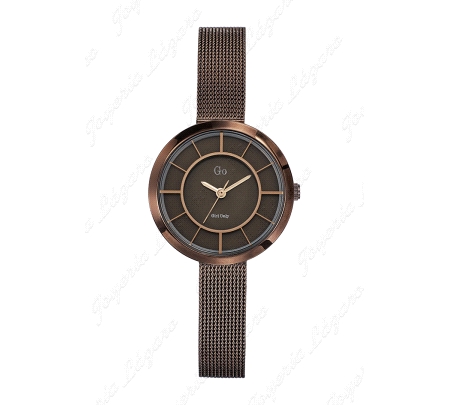 RELOJ GO MARRON MALLA