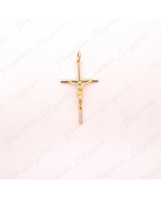 CRUZ ORO 18 KTS CON CRISTO 30X23MM                                                                  