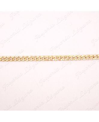 PULSERA ORO 18KT OCASION 22CM BARBADA PLANA 5MM 6.2GR                                               