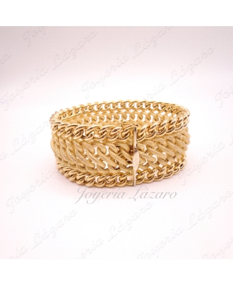 PULSERA ORO 18KT 34MM ANCHOX22CM LARGO 56.2GR                                                       