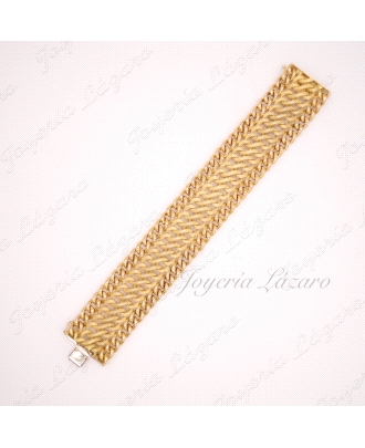 PULSERA ORO 18KT 34MM ANCHOX22CM LARGO 56.2GR                                                       