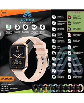 SAMI SMART WATCH  ALPHA ROSA