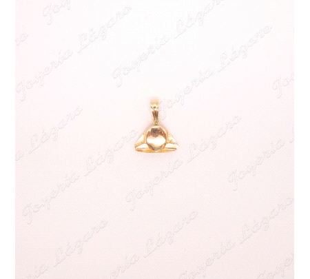COLGANTE ORO 18 KTS TRICORNIO 15X11