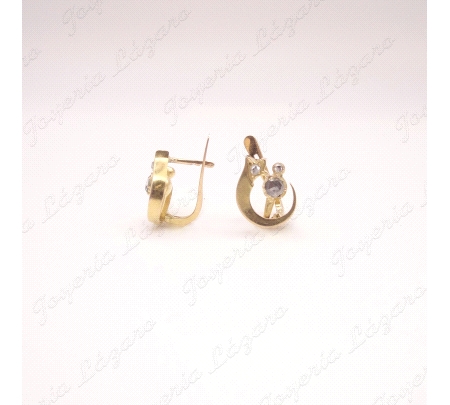 PEND. ORO 18KT OCASION CATALAN CON CIRCO