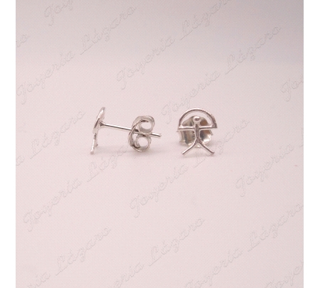 PENDIENTE PLATA PRESION INDALO TUBO