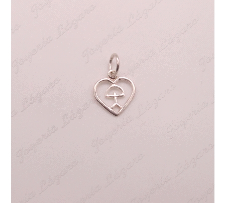 COLGANTE PLATA INDALO CORAZON PQÑ.