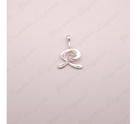 COLGANTE PLATA INDALO PIEDRA CIRCO CENTRO