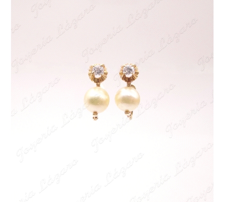 PEND. 18KTS CAT PERLA