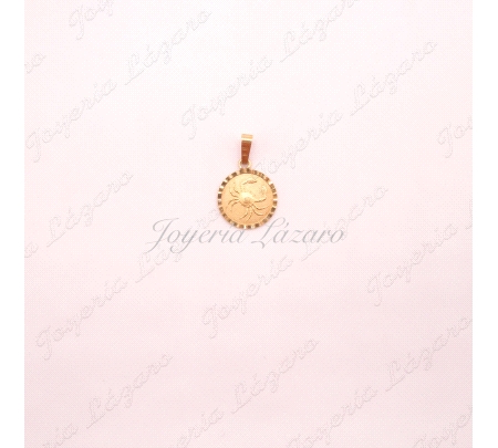MEDALLA 18KT HOROSCOPO CANCER 15mm