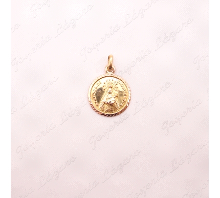MEDALLA ORO 18 KTS NUESTRA SRA. DE GADOR BERJA 17MM