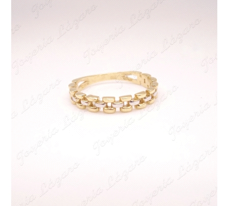 SORTIJA ORO 18 KTS CADENETA PANTER