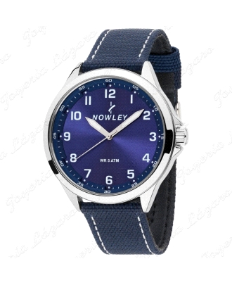 NOWLEY RELOJ HOT CABALLERO AZUL CORREA AZUL                                                         