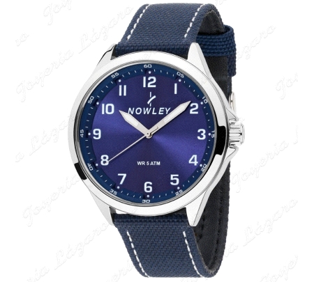 NOWLEY RELOJ HOT CABALLERO AZUL CORREA AZUL                                                         