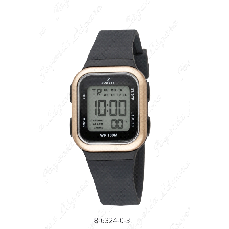 NOWLEY RELOJ RACING DIGITAL NEGRO NIÑA                                                              