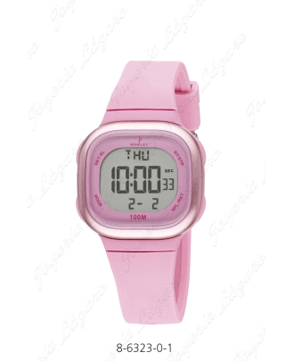 NOWLEY RELOJ RACIN DIGITAL ROSA NIÑA                                                                