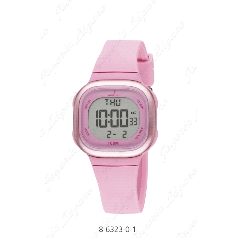 NOWLEY RELOJ RACIN DIGITAL ROSA NIÑA                                                                