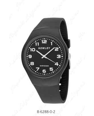 NOWLEY RELOJ RACING ANALOGICO ESFERA NEGRA                                                          