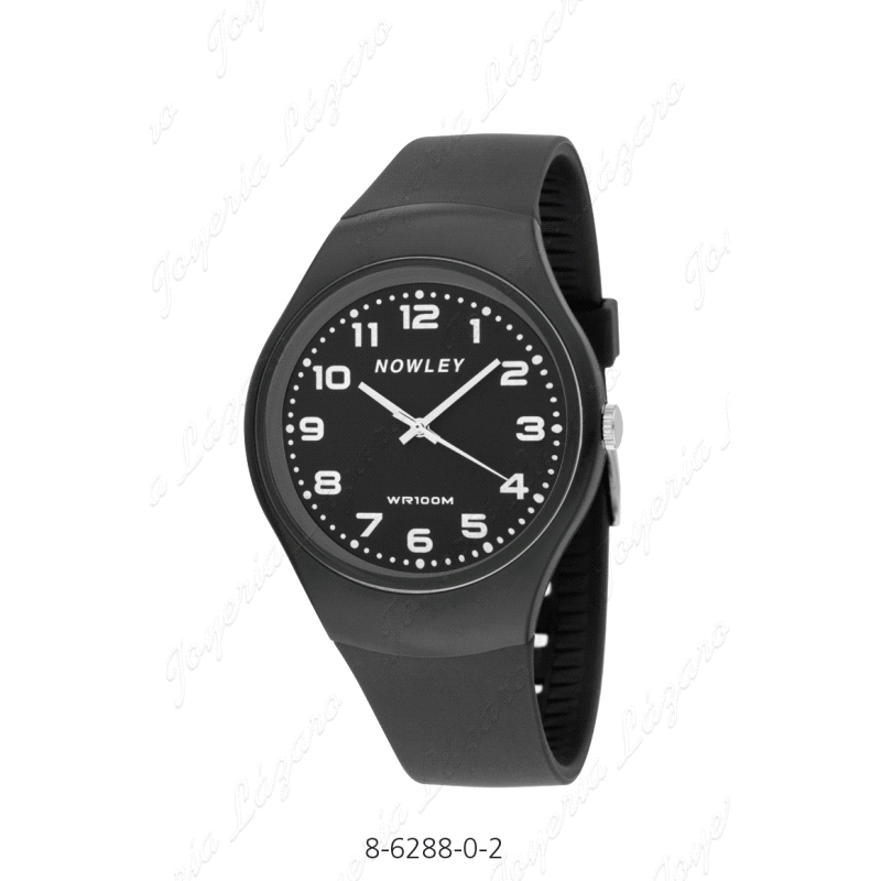 NOWLEY RELOJ RACING ANALOGICO ESFERA NEGRA                                                          